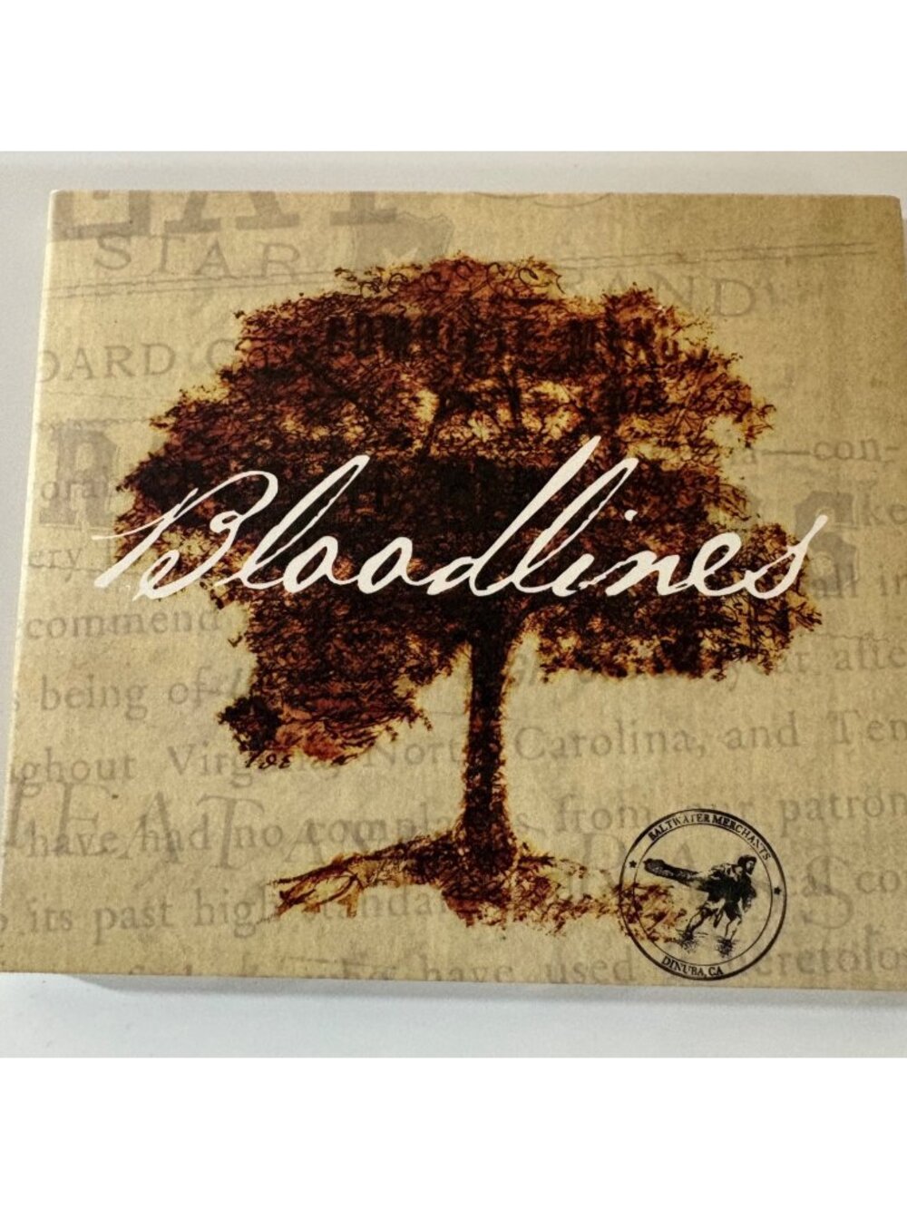 Travis Oberg Bloodlines 2008 CD Album Saltwater Merchants Folk Americana